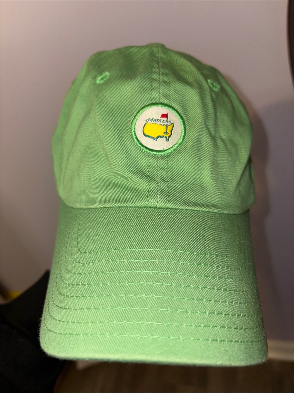 Magnolia Lane PGA Golf Masters Embroidered Patch Green Cotton Hat Cap